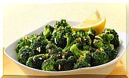 broccoli and lemon