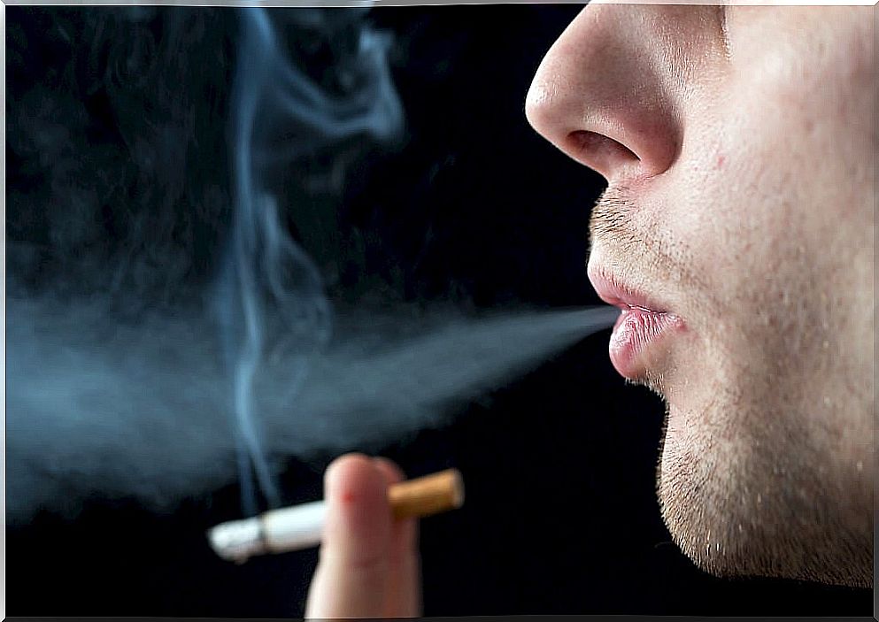 Smoking affects thyroid function.