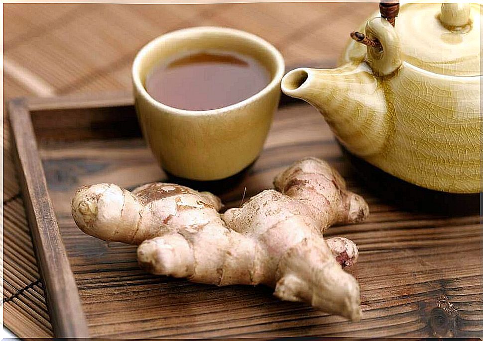 ginger tea excellent treatment for sore throat