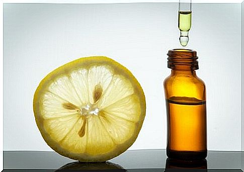 lemon oil bottle