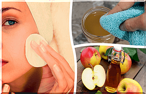 Apple cider vinegar for facial cleansing