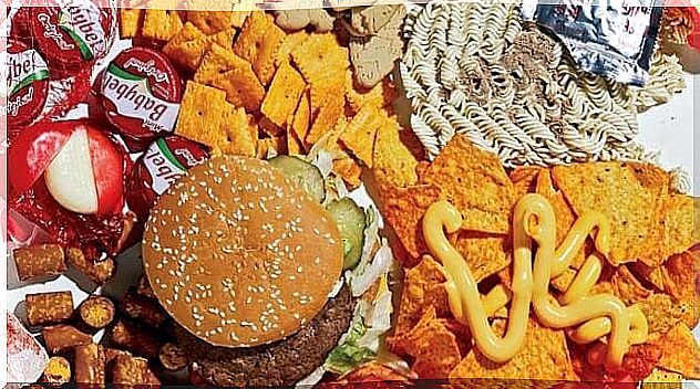 junk food damages the intestines