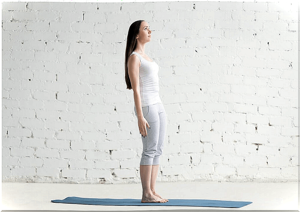 Tadasana is a good yoga posture for beginners