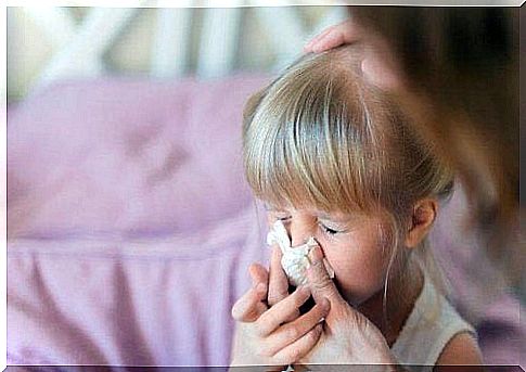 The flu can cause a nocturnal cough in a child