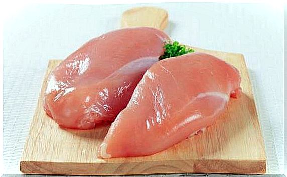 Chicken breast is the basic ingredient in the recipe