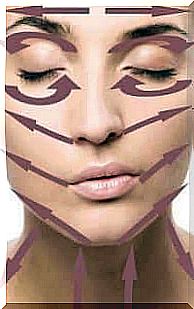 Facial massage helps to activate blood circulation