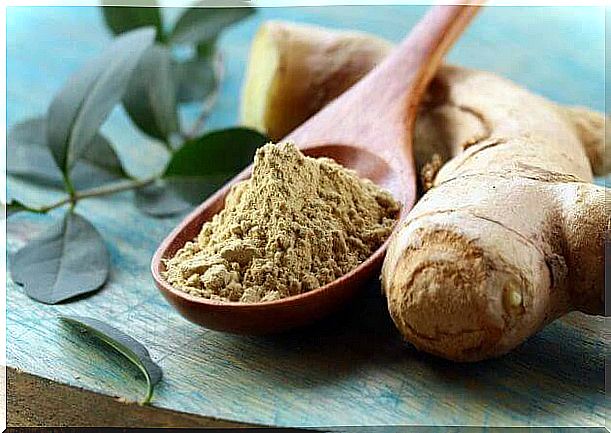 ginger powder and whole