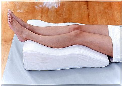 avoid bed sores by lifting your legs up