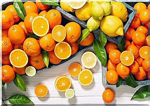 Some foods that contain vitamin C include citrus fruits, kiwi and peppers