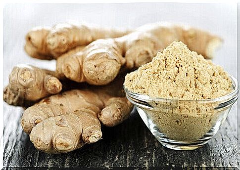 Ginger helps with swelling