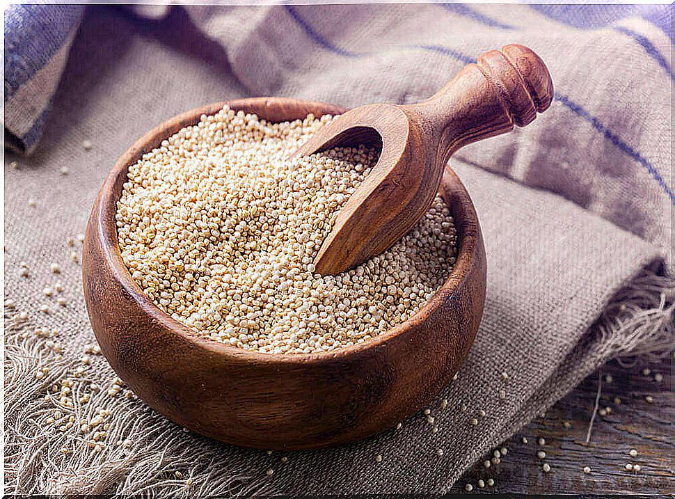 Quinoa can be used to make a face mask for skin care